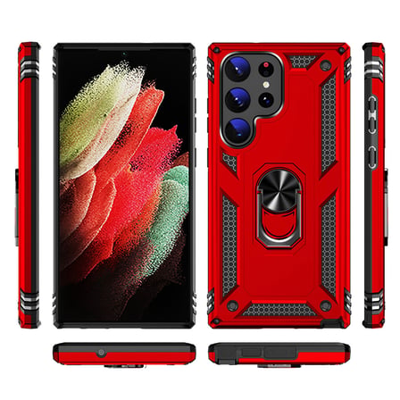 Galaxy S23 Ultra Uyumlu Zore Vega Kılıf-Siyah