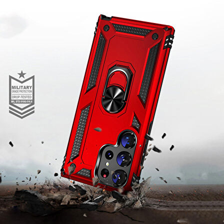 Galaxy S23 Ultra Uyumlu Zore Vega Kapak-Mavi