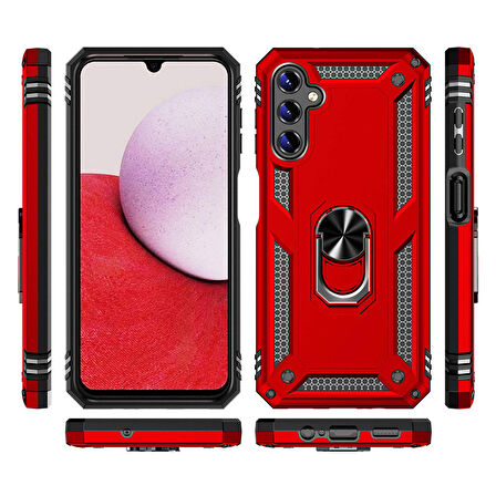 Galaxy A14 Uyumlu Zore Vega Kapak-Siyah