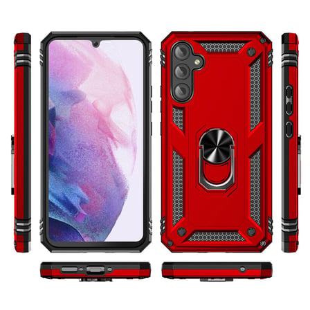 Galaxy A54 Kılıf Kamera Koruyucu Manyetik Standlı Tank Koruma MNC