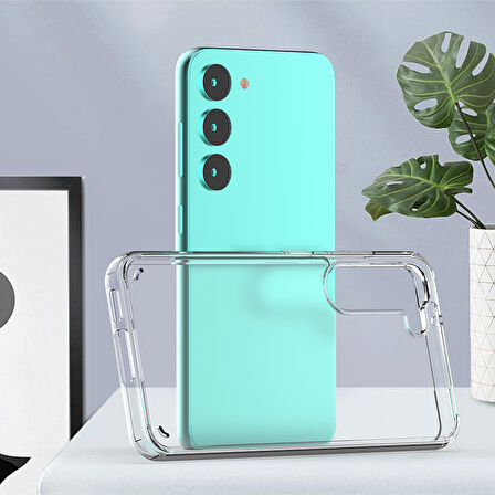 Galaxy S23 Uyumlu Zore Coss Kılıf-Renksiz