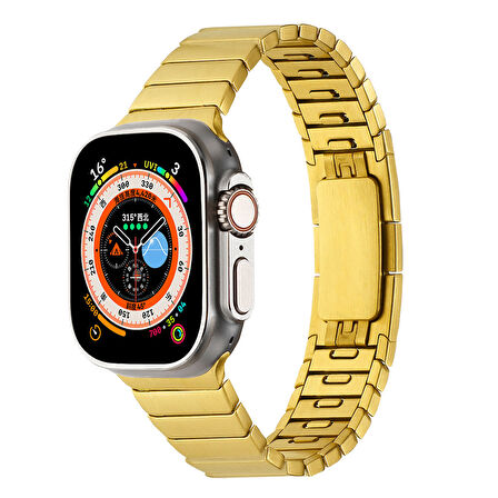 Watch 7 45mm Uyumlu KRD-82 Metal Zore Kordon-Gümüş