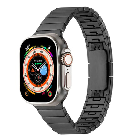 Watch 44mm Uyumlu KRD-82 Metal Zore Kordon-Gümüş
