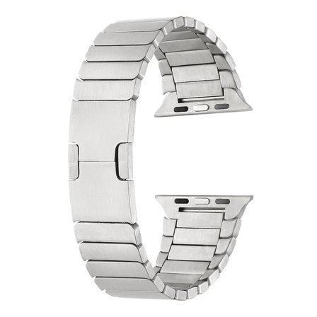 Watch 42mm Uyumlu KRD-82 Metal Zore Kordon-Gümüş
