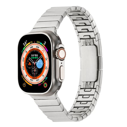 Watch 7 41mm Uyumlu KRD-82 Metal Zore Kordon-Gümüş