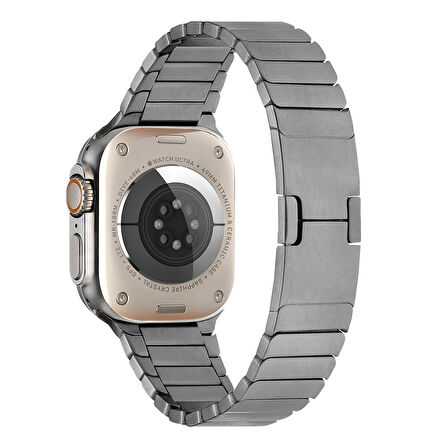 Watch 38mm Uyumlu KRD-82 Metal Zore Kordon-Gümüş