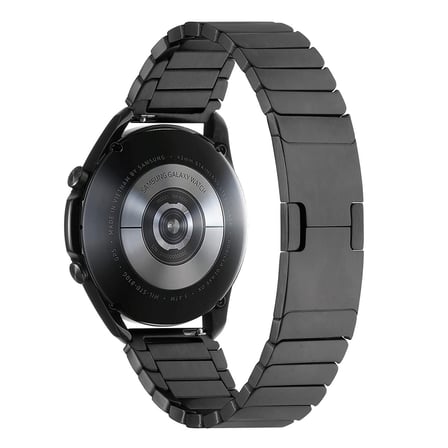 Galaxy Watch 46mm Uyumlu KRD-82 22mm Metal Zore Kordon-Gümüş