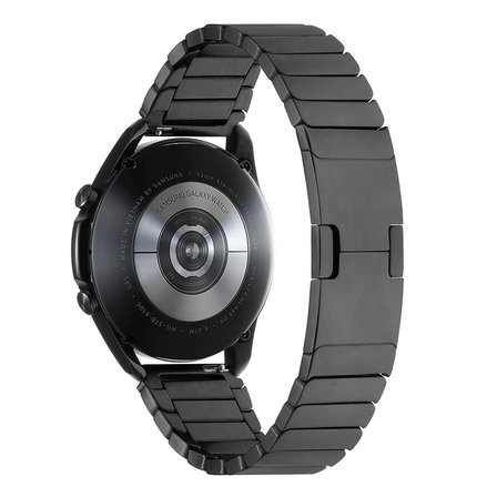 Huawei Honor Magic 2 46mm Uyumlu KRD-82 22mm Metal Zore Kordon-Siyah