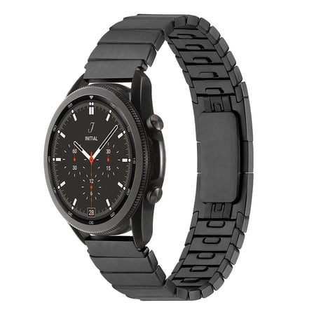 Xiaomi Amazfit Pace Uyumlu KRD-82 22mm Metal Zore Kordon-Siyah