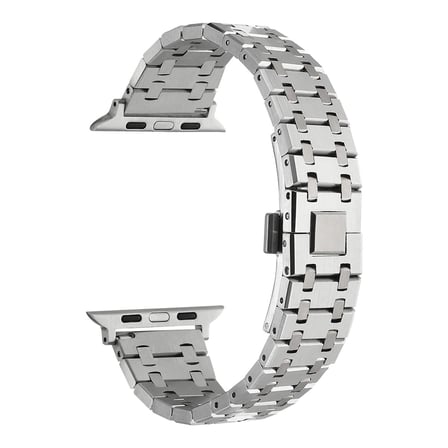 Watch 7 41mm Uyumlu KRD-83 Metal MKST Kordon-Gümüş