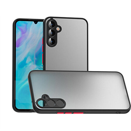 Galaxy A54 Uyumlu Zore Hux Kapak-Siyah