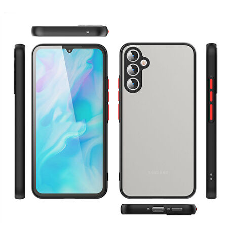 Galaxy A54 Uyumlu Zore Hux Kapak-Siyah