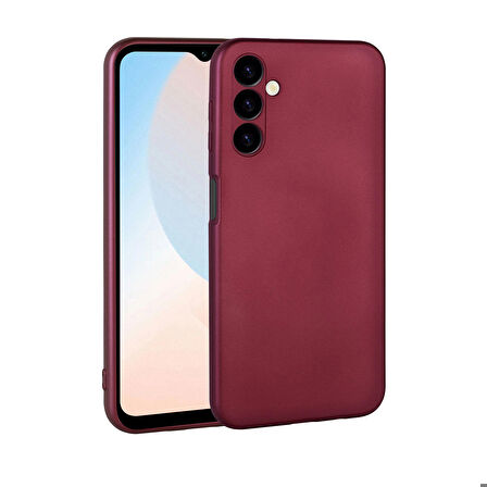 Galaxy A24 Uyumlu Zore Premier Silikon Kapak-Mürdüm