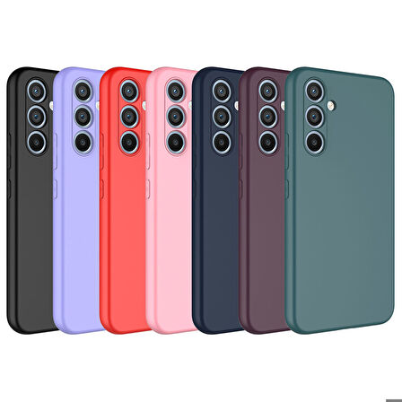 Galaxy A24 Uyumlu Zore Mara Lansman Kapak-Koyu Mor