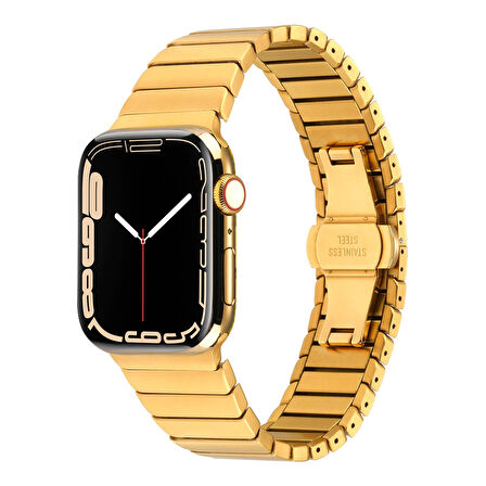 ​​​Watch 40mm Kordon Uyumlu KRD-79 Metal Strap Kayış CLO- Gümüş