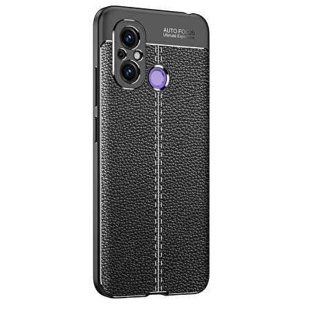 Xiaomi Redmi 12C Kılıf Zore Niss Silikon Kapak-Siyah