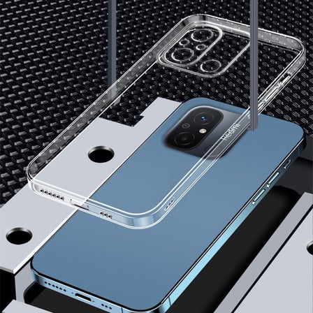 Xiaomi Redmi 12C Kılıf Kamera Korumalı Şeffaf Kalın Üstün Koruma Silikon Novatech
