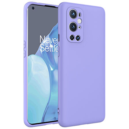 One Plus 9 Pro Kılıf Zore Mara Lansman Kapak-Lila