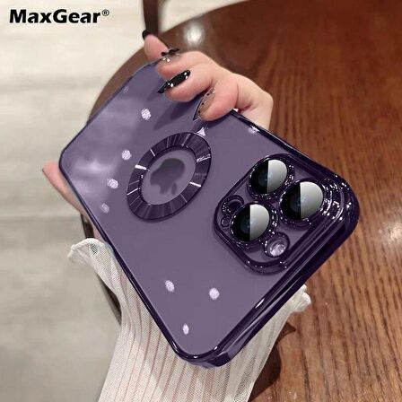 iPhone 11 Pro Logo Detaylı Kenarları Renkli Kamera Korumalı Luxury Omega Kılıf