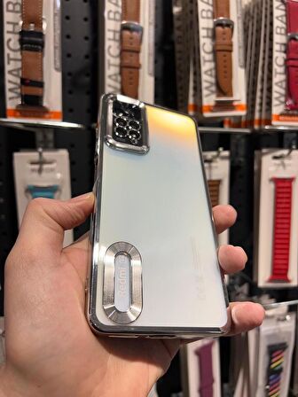 Xiaomi Redmi Note 11 Pro 5G Logo Detaylı Kenarları Renkli Kamera Korumalı Luxury Omega Kılıf