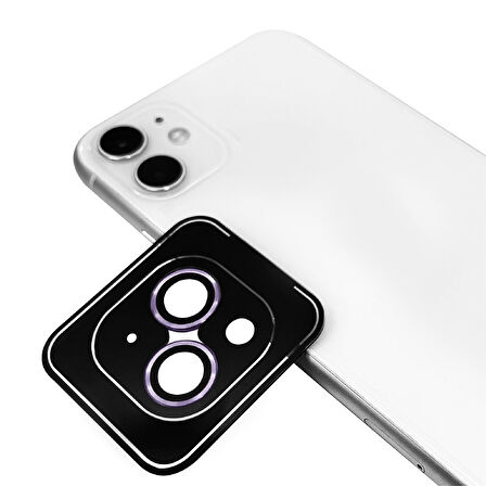 iPhone 12 Mini Uyumlu Zore CL-11 Safir Parmak İzi Bırakmayan Anti-RefCLOive Kamera CLO Koruyu