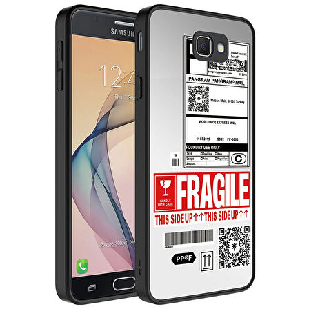 Galaxy J7 Prime Kılıf Aynalı Desenli Kamera Korumalı Parlak Zore Mirror Kapak
