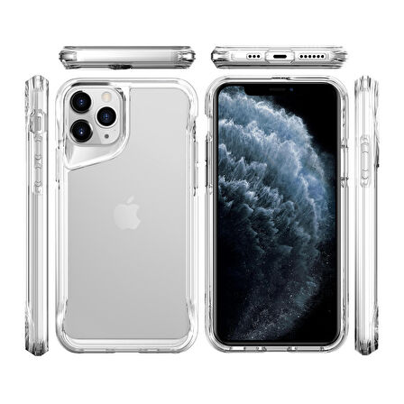 iPhone 11 Pro Max Uyumlu Zore T-Max Kapak-Renksiz