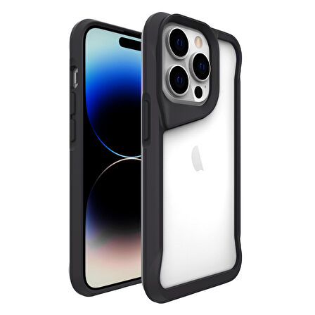 iPhone 14 Pro Uyumlu Zore T-Max Kapak-Siyah