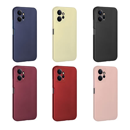 Xiaomi Redmi Note 12 4G Kılıf Zore Premier Silikon Kapak-Siyah