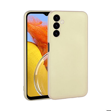 Galaxy M14 Uyumlu Zore Premier Silikon Kapak-Gold