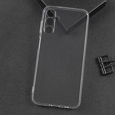 Galaxy M14 Uyumlu Zore Süper Silikon Kapak-Renksiz