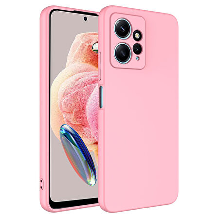 Xiaomi Redmi Note 12 4G Kılıf Zore Mara Lansman Kapak-Pembe