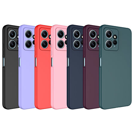 Xiaomi Redmi Note 12 4G Kılıf Zore Mara Lansman Kapak-Pembe