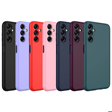 Galaxy M14 Uyumlu Zore Mara Lansman Kapak-Lila