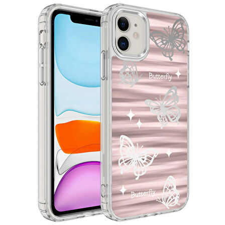 iPhone 12 Uyumlu Airbagli Parlak Tasarımlı Zore Mimbo Kapak-NO5
