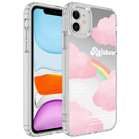 iPhone 12 Uyumlu AirBagli Parlak Tasarımlı Zore Mimbo Kılıf-NO6