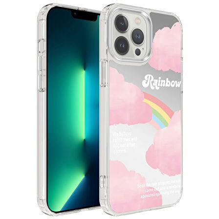 iPhone 13 Pro Max Uyumlu AirBagli Parlak Tasarımlı Zore Mimbo Kılıf-NO6
