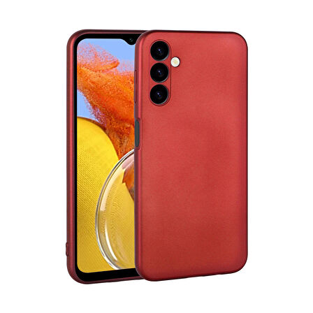 Galaxy M14 Uyumlu Zore Premier Silikon Kapak-Kırmızı