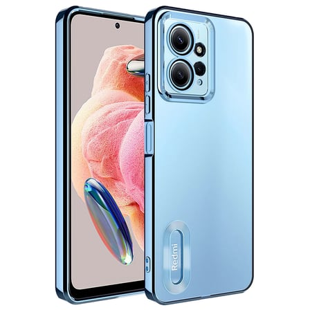 Xiaomi Redmi Note 12 4G Kılıf Kamera Lens Korumalı Logo Gösteren İnce Hafif Novatech