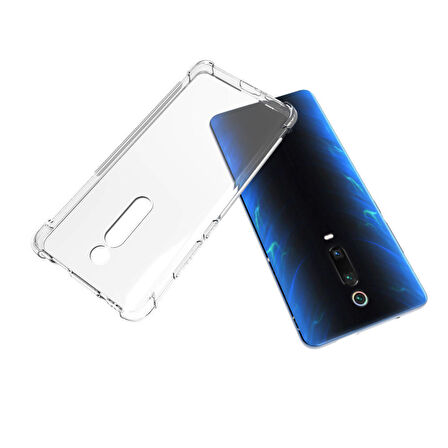 Xiaomi Redmi K20 Kılıf Zore Nitro Anti Shock Silikon-Renksiz
