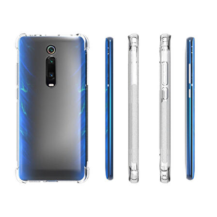 Xiaomi Redmi K20 Kılıf Zore Nitro Anti Shock Silikon-Renksiz