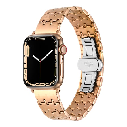 Watch 38mm Uyumlu KRD-86 Metal Zore Kordon-Siyah