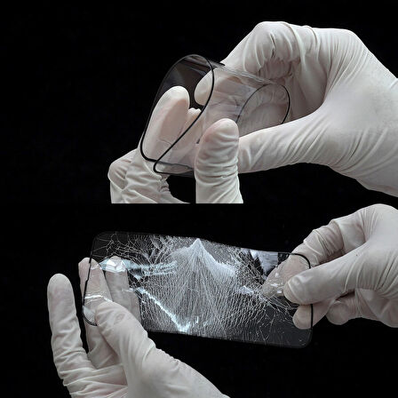 iPhone 14 Pro Max Uyumlu Zore Hizalama Aparatlı Hadid Glass Cam Ekran Koruyucu