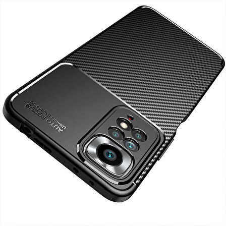 Xiaomi Redmi Note 12 Pro 4G Kılıf Zore Negro Silikon Kapak-Lacivert