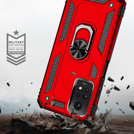 Xiaomi Redmi Note 12 Pro 4G Kılıf Kamera Koruyucu Manyetik Standlı Tank Koruma Novatech