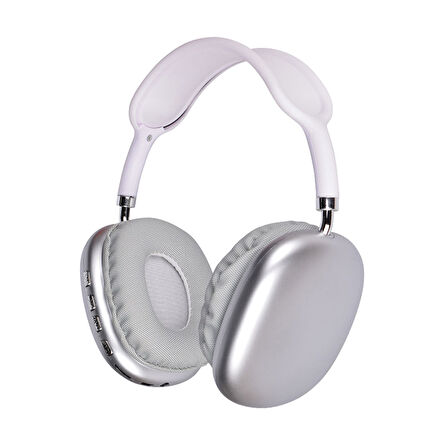 ​EFFX P9 Hi-Fi Ses Kalitesi Ayarlanabilir ve Katlanabilir Kulak Üstü Bluetooth Kulaklık-Beyaz