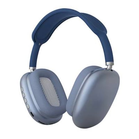 Lexroo P10 Hi-Fi Ses Kalitesi Ayarlanabilir ve Katlanabilir Kulak Üstü Bluetooth Kulaklık - Mavi