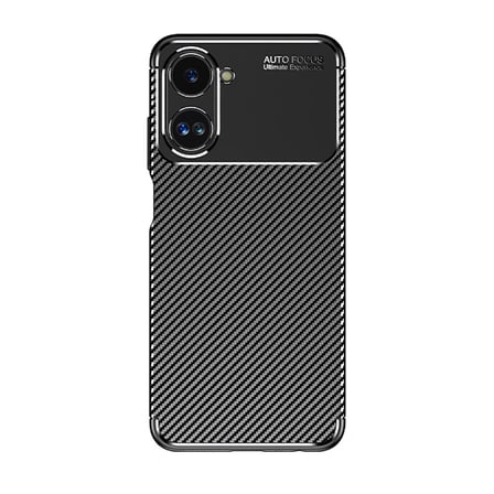 Realme 10 4G Kılıf Karbon Görünümlü Silikon Kamera Korumalı Üstün Koruma Nourth