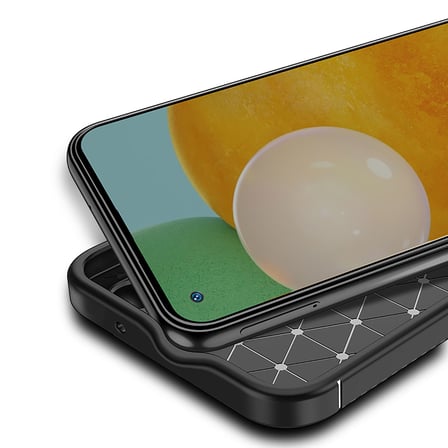 Realme 10 4G Kılıf Karbon Görünümlü Silikon Kamera Korumalı Üstün Koruma Nourth
