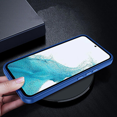 Galaxy A24 Uyumlu Zore Flora Kapak-Kırmızı